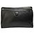 Céline Pouch Vintage Celine in pelle liscia Nero Argento