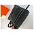 Trim Hermès Sac cabas Vintage Hermes Canvas Gris foncé Sangles rayées Endommagé - vue 11