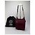 Vintage Gianni Versace strukturierte Satintasche Burgundy Bordeaux - Ansicht 12