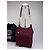 Vintage Gianni Versace strukturierte Satintasche Burgundy Bordeaux - Ansicht 5