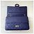 Mademoiselle Chanel 2.55 Reissue 227 Borsa a Patta Vitello Trapuntato Blu Navy Blu scuro - vista 7