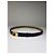 Cintura in pelle Vintage Givenchy Logo Nero Oro - vista 11