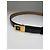 Cintura in pelle Vintage Givenchy Logo Nero Oro - vista 4