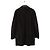 Autre Marque Abrigo Saint Laurent de cuero negro - vista 3