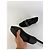 Vintage Loewe Suede Leather Loafers Schwarz EU37.5 - Ansicht 8