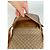 Céline Bolsa Tiracolo com Aba Vintage Celine Macadam Canvas Beige Brown Bege - vista 3