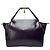 Borsa a mano Vintage Prada in pelle con doppia zip, viola scuro Porpora