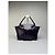 Borsa a mano Vintage Prada in pelle con doppia zip, viola scuro Porpora - vista 13