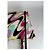 Tote vintage Emilio Pucci in velluto Rosa Giallo Lavanda Turchese - vista 9