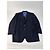 Abito Vintage Givenchy da Uomo in Lana Blu Navy a Righe L - vista 3