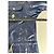 Impermeabile lungo vintage Courreges da uomo, Navy L Blu navy - vista 11