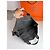 Hermès Vintage Hermes Canvas NetBook Tote Grau Schwarz - Ansicht 3