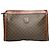 Céline Pouch con zip Vintage Celine Monogram Canvas Brown Tan Marrone