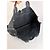 Hermès Tote Vintage Hermes in tela di cotone Nero Argento - vista 3