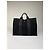 Hermès Tote Vintage Hermes in tela di cotone Nero Argento - vista 9