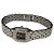 Vintage Givenchy Armbanduhr aus Edelstahl Quartz Schwarz Silber
