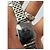 Vintage Givenchy Armbanduhr aus Edelstahl Quartz Schwarz Silber - Ansicht 3