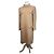 Vintage Courreges A-Linien Kleid aus Wolle Hellbeige M