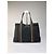 Trim Hermès Tote Vintage Hermes in Tela e Pelle Nero Argento - vista 12