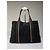 Trim Hermès Tote Vintage Hermes in Tela e Pelle Nero Argento - vista 2