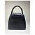Vintage Givenchy strukturierte Lederhandtasche mit oberem Griff Navy Gold Marineblau - Ansicht 2