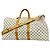 Louis Vuitton Boston Damier Azur Keepall Bandoulière 55 Bianco