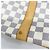 Louis Vuitton Boston Damier Azur Keepall Bandoulière 55 Bianco - vista 11