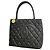 Saco Tote Chanel em couro de bezerro grão preto