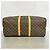 Louis Vuitton Boston Monogram Keepall Bandoulière 55 Castaño - vista 3