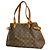 Sac cabas horizontal Louis Vuitton Monogram Batignolles Marron