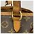 Sac cabas horizontal Louis Vuitton Monogram Batignolles Marron - vue 9