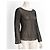 Top Dries Van Noten in misto seta e cotone Cachi Verde oliva - vista 2