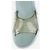 Autre Marque Sandali slide in gomma trasparente Dior by Galliano SS04 'Surf' Blu - vista 7
