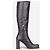 Prada 2000s Knee High Heel Boots Black - view 4