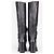 Prada 2000s Knee High Heel Boots Black - view 6