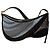 Thierry Mugler Bolso Mugler de denim azul y cuero