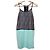 Autre Marque See U Soon Preppy Strickkleid Mini Mehrfarben Hellblau
