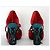 Bow Prada SS 2008 Fairy Collection Samt High Heels Rot Pink Lila - Ansicht 14