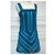 Cacharel Vestido de Verano a Rayas Preppy Seventies Azul - vista 12