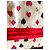 Moschino Abito Corto Preppy Cuori e Picche in Cotone Nero Bianco Rosso - vista 13
