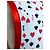 Moschino Abito Corto Preppy Cuori e Picche in Cotone Nero Bianco Rosso - vista 2