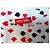 Moschino Abito Corto Preppy Cuori e Picche in Cotone Nero Bianco Rosso - vista 6