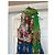 Dolce & Gabbana Maxikleid mit Blumen- und Barockprint mit Schal Weiß Blau Mehrfarben Grün - Ansicht 12