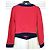 Love Moschino Giacca Preppy Chic Rossa e Blu Rosso Blu scuro - vista 4