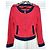 Love Moschino Giacca Preppy Chic Rossa e Blu Rosso Blu scuro - vista 5