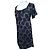 Alain Manoukian Manoukian Wildseiden-Kleid Baby Doll Braun Dunkelblau