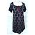 Alain Manoukian Manoukian Wildseiden-Kleid Baby Doll Braun Dunkelblau - Ansicht 11