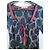 Alain Manoukian Manoukian Wildseiden-Kleid Baby Doll Braun Dunkelblau - Ansicht 9