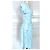 Cacharel Abito Preppy Fifties in Cotone e Seta Bianco Blu Giallo Blu chiaro - vista 19