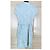Cacharel Abito Preppy Fifties in Cotone e Seta Bianco Blu Giallo Blu chiaro - vista 7